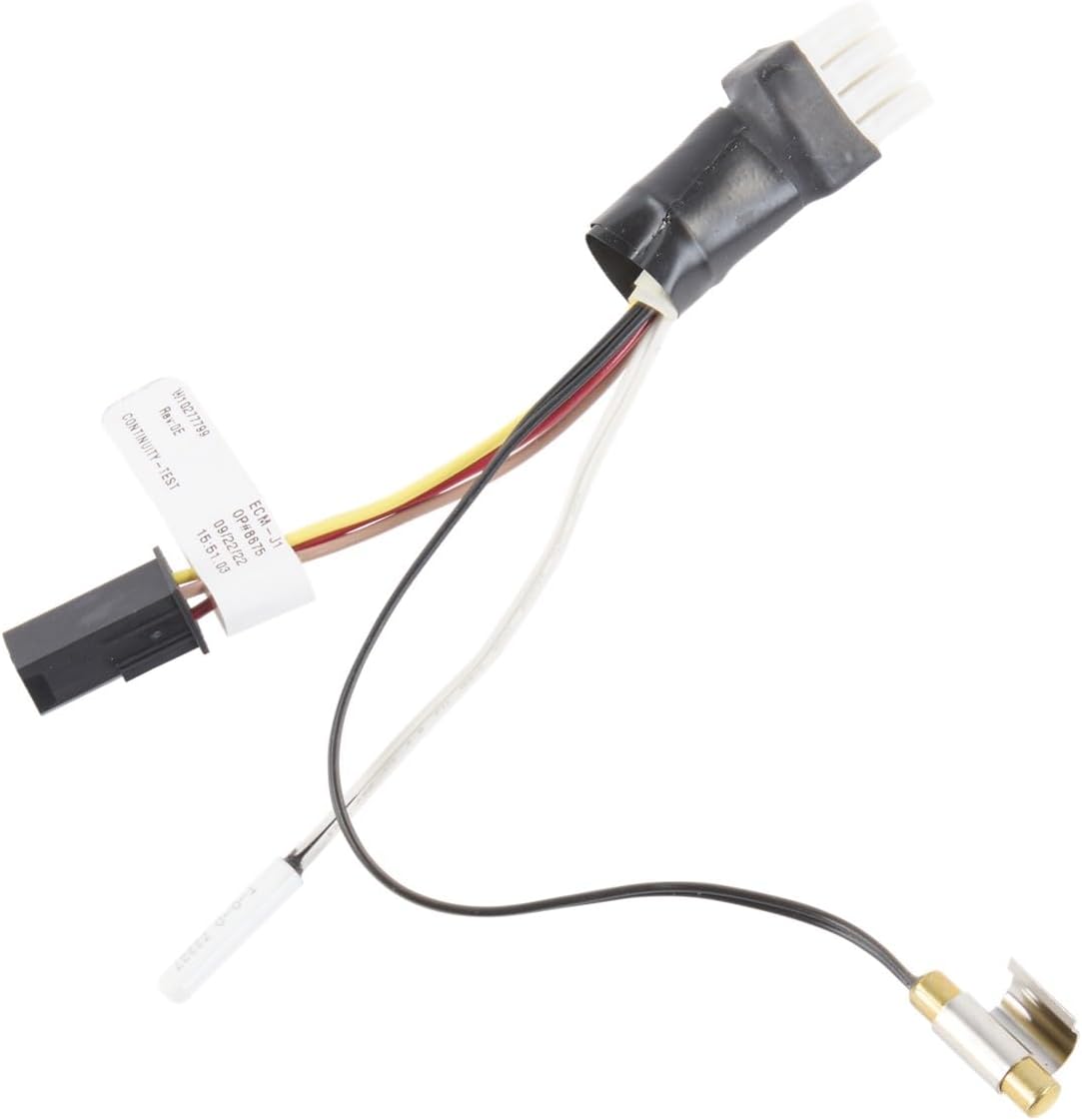 Whirlpool WPW10277799 W10815709 OEM Refrigerator Wire Harness, Multicolor