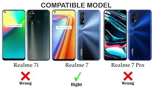 Image of Jkobi Realme 7 (Clear Shockproof Case with Camera Protection | Soft and Flexible | Transparent)