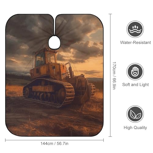 Capa para Corte de Cabello Bulldozer Evening Unisex miniatura 2