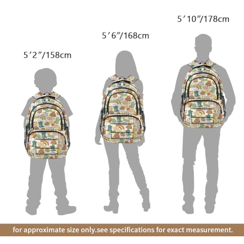 Image of rickyh style School Backpack Travel Bag for Men & Women Lightweight College