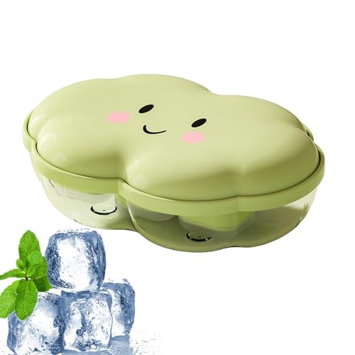 Bandejas de cubitos de hielo para congelador, moldes para congelador de grado alimenticio con tapa, utensilios de cocina multifuncionales, enfriadores de camping para yogur y chocolate