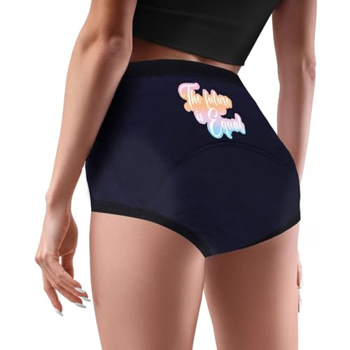 Image of DChica Essentials Cotton Period Panties No Pad Required Anti Microbial, Absorbent Menstrual Underwear for Women Easy to Wash, Leak-Proof, Reusable Period Panty Briefs (1 Pc) Navy Blue