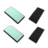 XLYZE 2x Air Filter with Foam Pre Filter For Honda GCV520U GCV530 GCV530R GCV530U GXV530 GXV530R GXV