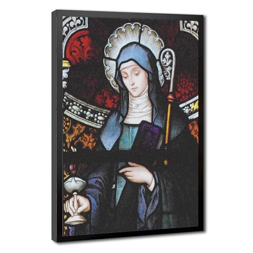 Toile Sainte Brigide d'Irlande pour décoration murale de bureau zen