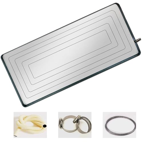 Bandeja de Goteo, Recogedor Aceite Coche, Bandeja Aire Acondicionado para Plantas Que Protege el Piso de Daños y Facilita la Limpieza(83 * 38 * 3.5cm/33 * 15 * 1in)