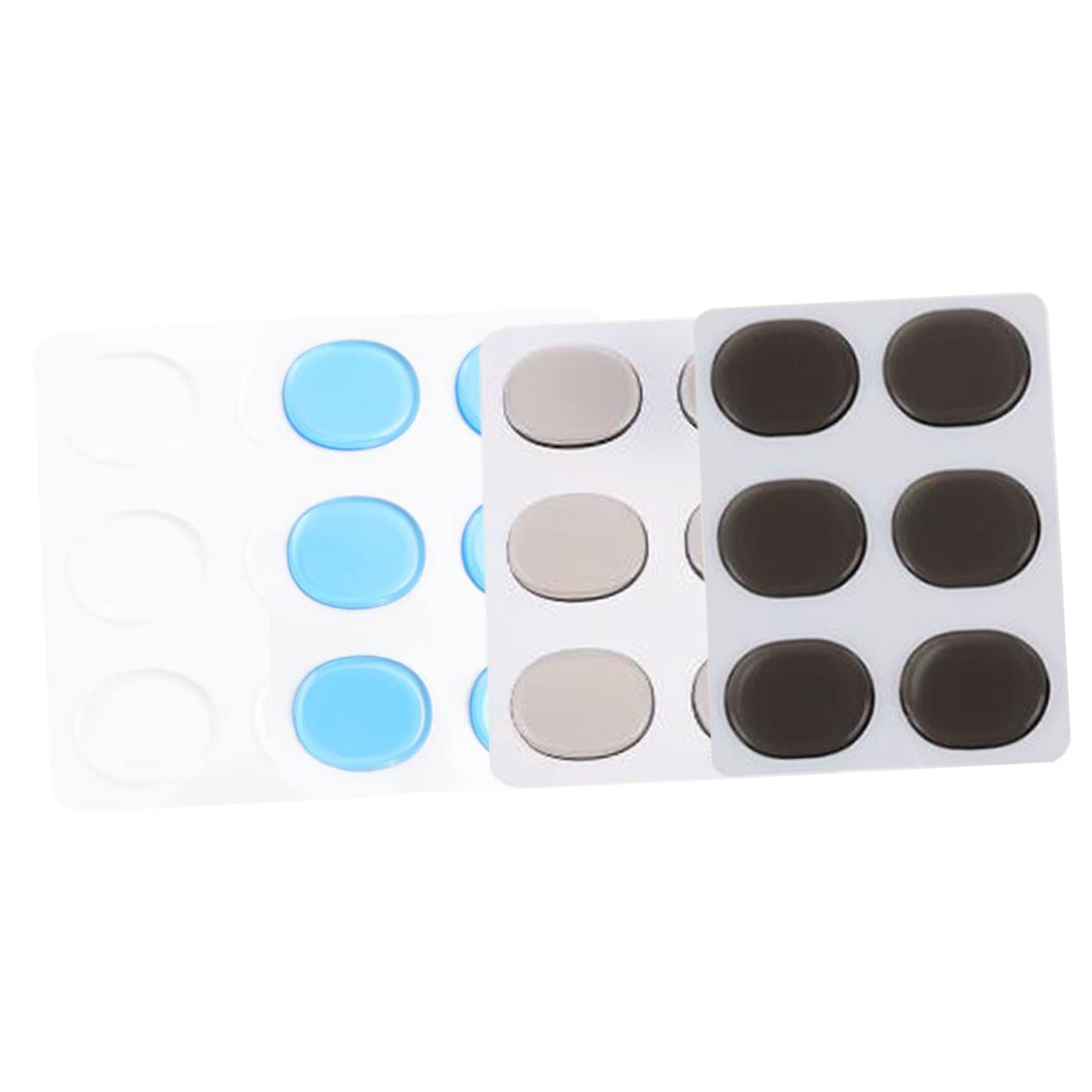 HEMOTON 5 Set Di Smorzatori Per Batteria in Silicone Autoadesivi Cuscinetti Per Rullante Adesivi Per Sordina Controllo Del Volume Per Esercitarsi 4 Fogli * 5