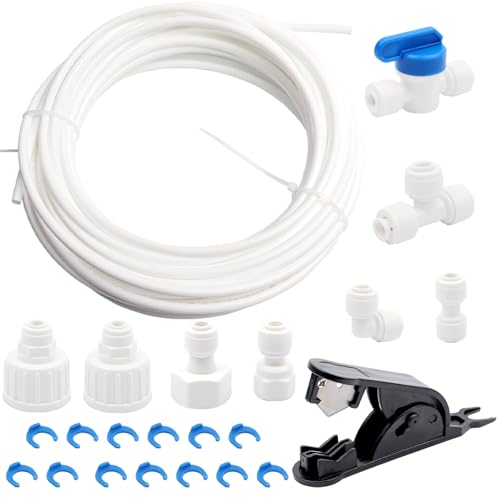 AMZSKU Tuyau d'alimentation universel pour réfrigérateur Side by Side - 15 m - 6,35 mm