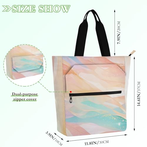 Bolsa de libros para amantes de los libros, ideal como mochila ligera de viaje 4