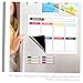 NUOBESTY 1set Magnetic Dry Erase Planner Board Weekly Schedule Message Board for Refrigerator Accessories for Home Office and Classroom Use
