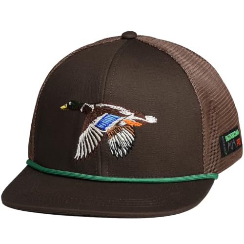 Image of EDTREK Outdoorsman Pro Trucker Breathable Mesh Performance Cap - Flat Brim Snapback Hat
