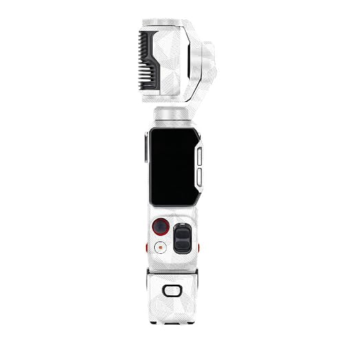 Mebont �J�����A�N�Z�T���[ Insta360 Luna Ultra�Ή� �W���o���J�����ɓK������ی쑕���X�e�b�J�[�ŁA�ώC�����A�ϖ��Ր���������W���o���J�����X�L���ی�t�B�����A����(Nordic Triangle White)