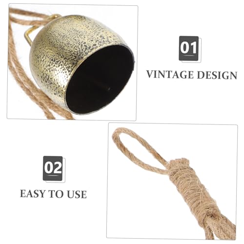 Vaguelly 1 conjunto de sinos de vaca harmonia de animais sinos de Natal para pendurar sinos sortudos