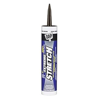 DAP Extreme Stretch Acrylic Urethane Premium Elastomeric Sealant, Dark Brown, 10.1 Oz (7079818708)