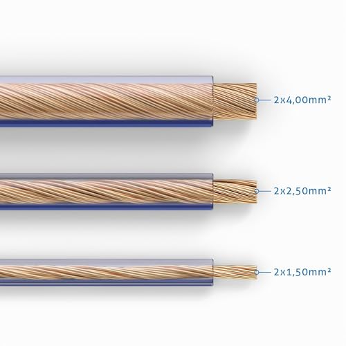 Cable de altavoz 2.5mm² PureLink SP010-050 cobre OFC de 50 metros para sonido de alta fidelidad 4