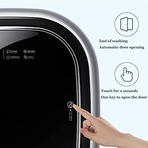 DPDZSW Wall Mounted Baby & Underwear Washing Machine, 3kg Capacity, Metallic Silver, Energy Efficiency, Front Load, Fully Automatic, 5 Programs, 55 dB(A) Washing, 65 dB(A) Dehydration - Image 3