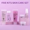 Skin Care Set - Face Care with Cleanser Face Scrub Toner Serum Gel Moisturiser & Hydrating Cream to Reveal Glowing Skin