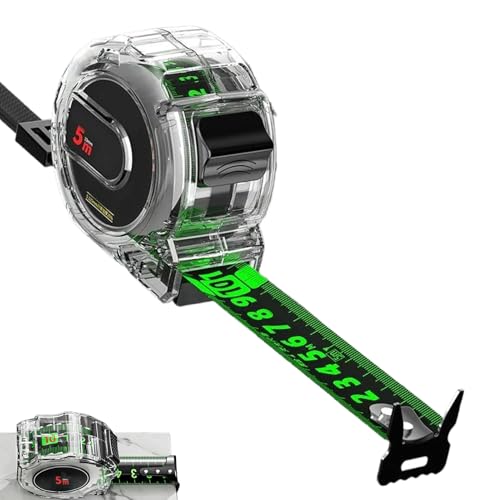 Small Tape Measure, High-Accuracy Retractable, Ruler Distance Measuring Tool for Construction, Engineering, Home Improvement, In