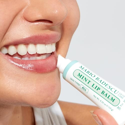 Image of Mario Badescu Moisturizing Lip Balm for Dry Cracked Lips, Infused with Coconut Oil and Shea Butter, Ultra-Nourishing Lip Care Moisturizer for Soft, Smooth and Supple Lips