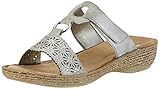 Flexible Laufsohle Rieker Damen 65834 Clogs, Grau (grey/40), 40 EU