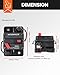 BULVACK 50 Amp Car Circuit Breaker with Manual Reset, Waterproof Fuse Holder for Trolling Motor, Marine, and Automotive Applications, 12V- 48V DC (50A)
