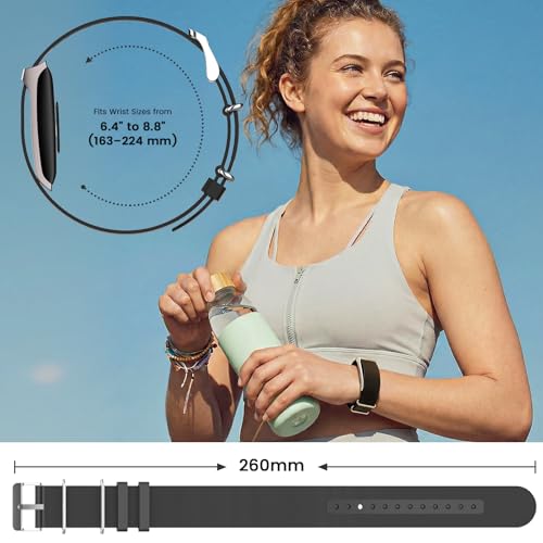 BlikWyt Silicone Band Compatible with Hume Band Replacement, Soft Adjustable Wristband for Secure Daily Wear (Black) by BlikWyt - Image 4