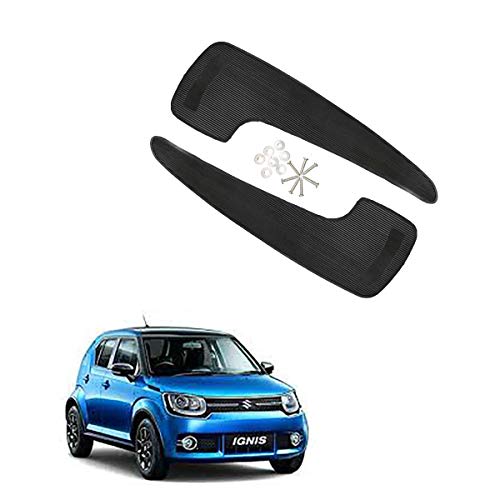 Image of Adroitz Black Universal Rubber Mud Flap For Maruti Suzuki Ignis