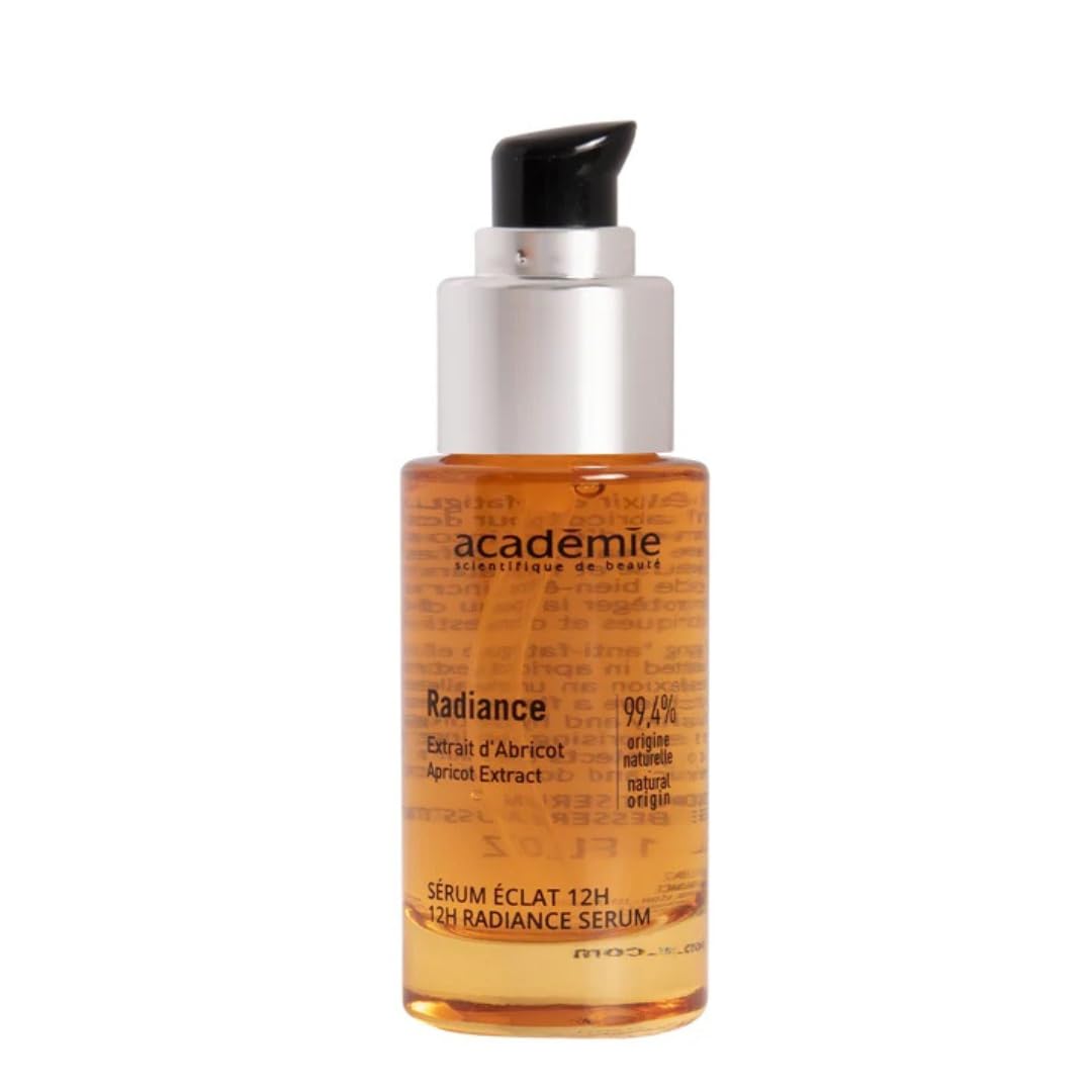 Académie Scientifique de Beauté - Sérum Éclat 12H Radiance 30 ml - Sérum Visage Hydratant Acide Hyaluronique Éclat Teint Lumineux Anti Fatigue Peau Terne