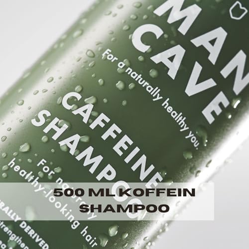 ManCave Men’s Complete Shower Gift Set, 4 Signature Shower Products For Men, Caffeine Shampoo, 2 Natural Sulphate Free Shower Gels and Blackspice Body Scrub, Amazon Exclusive, Vegan, Made in England - Image 6