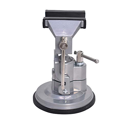 Findmall DOES NOT APPLY Vacuum Base Vise Portable Base Vise 3.15 Inch Jaw Width Pivots Multi-Angle Rotate 360°For Various Smooth Work Surfaces thumb #2