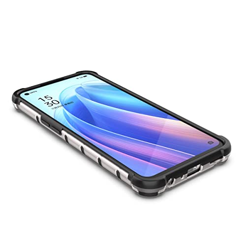 Image of Glasgow Back Case Cover Designed for Oppo Reno7 5G - Black