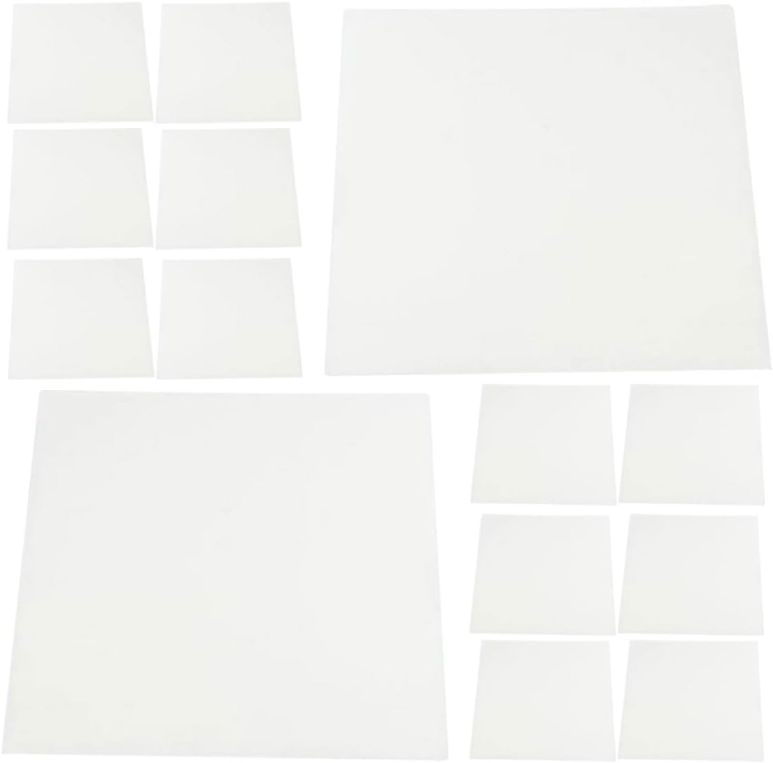 ibasenice 100pcs Disposable Bird Cage Liners Thick Absorbent Cushion Pads for Parrots Paper Bedding for Birdcage Maintenance
