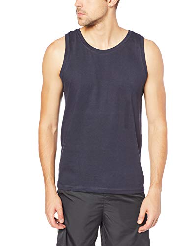 Camiseta Regata em Malha, Hering, Masculino, Azul Marinho, G