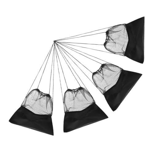 SUPVOX 4pcs Drawstring Soccer Bags: Basketball Backpacks For Kids Teens Sports Bags Ball Mesh Beach Bag For Gym Yoga Football Swimming Gear