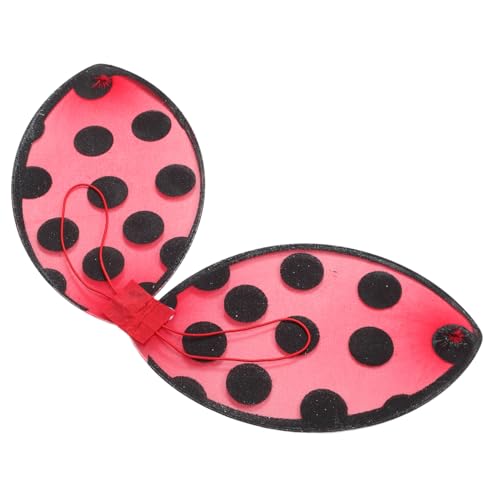 TOYANDONA Foldable Ladybug Wings for Bright Prop for Costume Parties and Stage Shows Lightweight and Portable Cosplay Accessory to Boost Confidence and Enhance Acting Skills Random Color