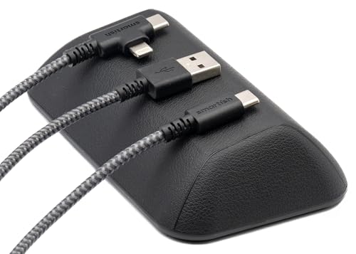 Organizador de cables magnético Smartish Black Tie Affair grande negro para escritorio
