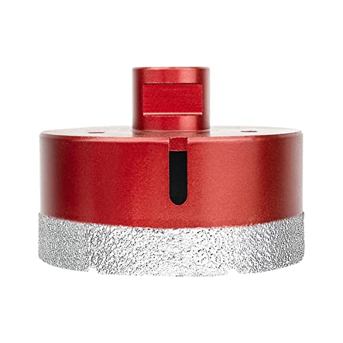 Meccion Scie Cloche Diamant Foret avec Filetage M14 pour le forage à sec ou humide de manière professionnelleà sec en Porcelaine, Carrelage, Granit, Marbre, Verre (80mm)