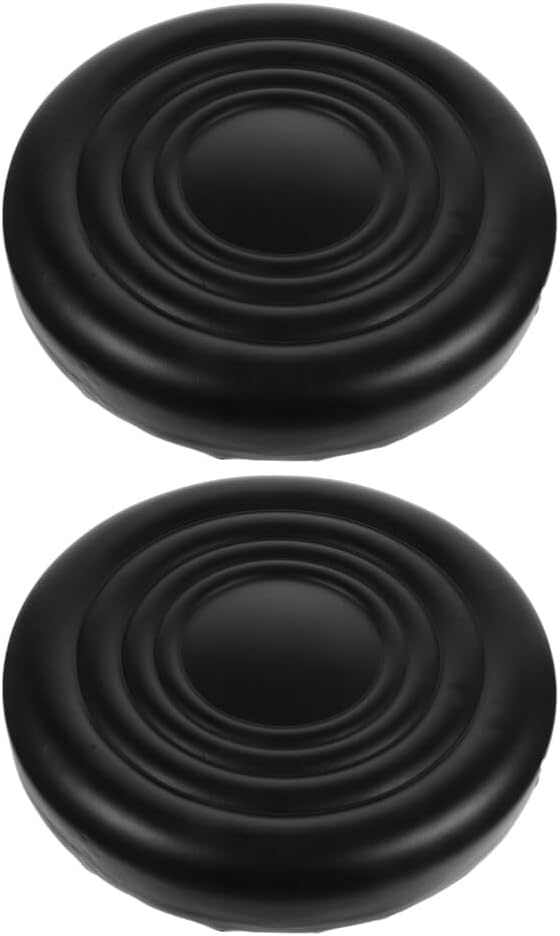 Alipis 2pcs Round Bar Stool Cushions Ergonomic Soft Pu Seat Covers for Home and Bar Use Comfortable Replacement for Round Stools Nonslip Design for Dining Rooms Kitchens and Pubs