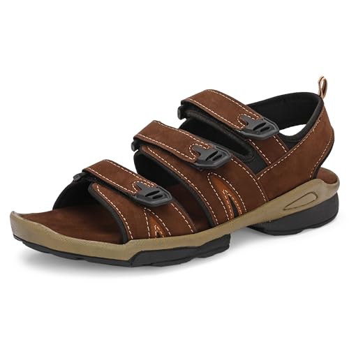 Image of Centrino Sandals for Men | Stylish Men's Casual Sandal for Office & Travel | Comfortable Sandals with Grip Insole & Quality (8142)