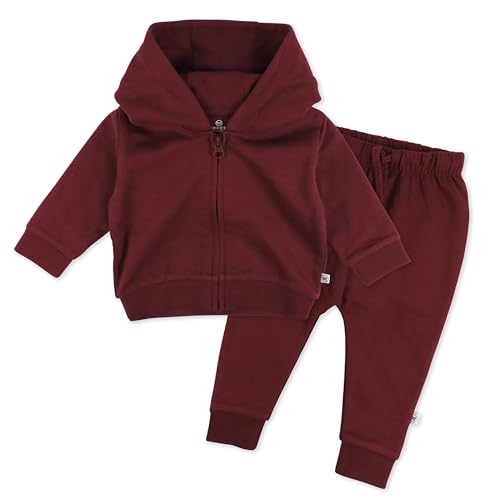 HonestBaby 2-Piece Fleece Hoodie and Sweatpant Set