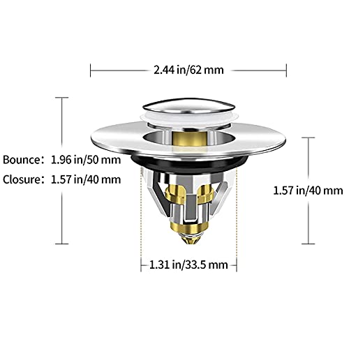 Bouchon lavabo pop-up pour changer facilement une bonde de lavabo usée - 3