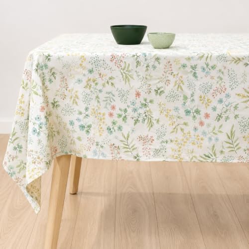 NAF NAF Mantel Resinado Antimanchas 100% Algodón Cuqui 100x150 cm