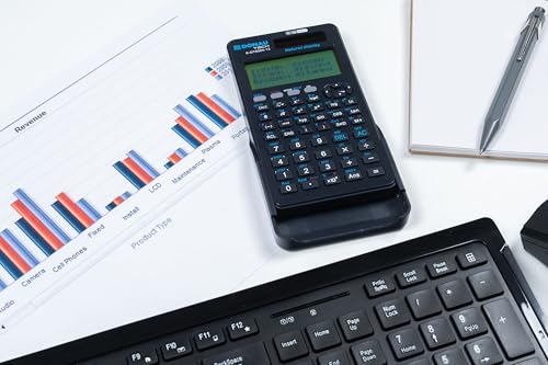 Calculadora técnica y científica con estuche protector para exámenes escolares 3