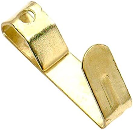 Merriway® BH00086 (20 Pcs) EB Brass Plated Picture Rail Moulding Hook