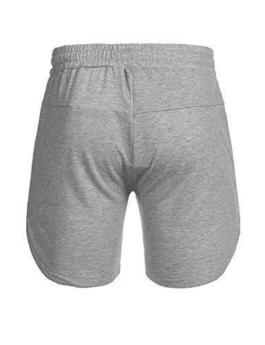 COOFANDY Mens Gym Workout Shorts,Light Grey,Small
