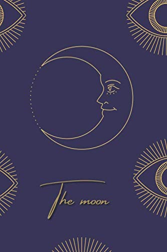 The Moon Notebook, Lined Journal Tarrot: Lined Journal Notebook, 100 Pages, Size 6"x9"