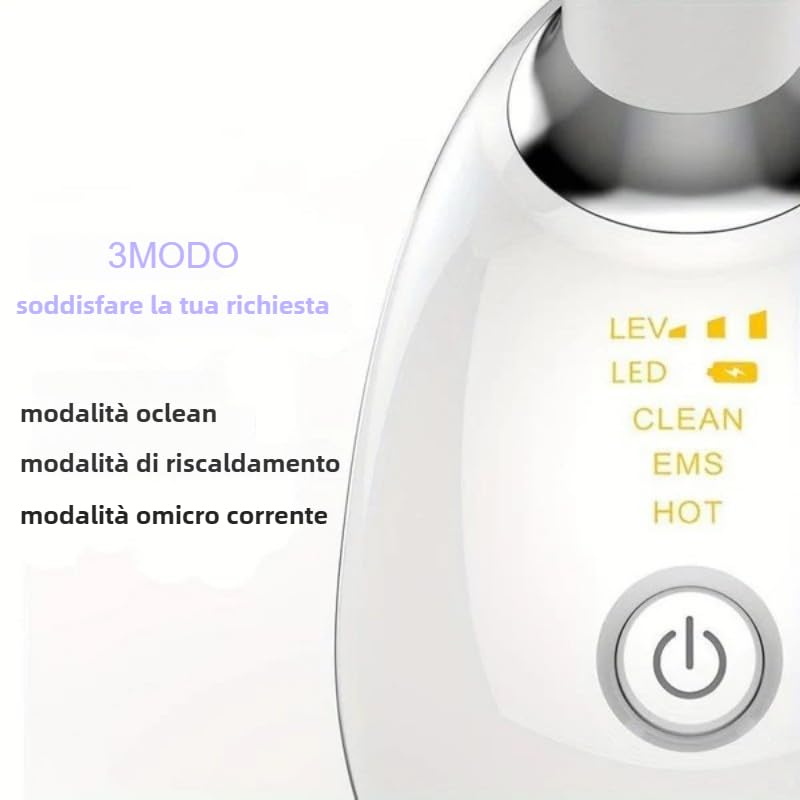 SILVER ROSE | Massaggiatore Viso LED