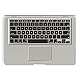 Lacerto® | 15x15mm Deutsche Tastaturaufkleber für MacBook und Mac-Tastaturen, mit mattem Schutzlaminat | Germany Stickers for MAC Keyboard QWERTZ | Farbe: Schwarz
