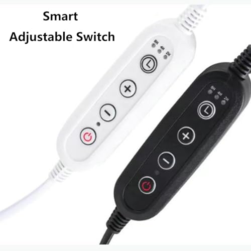 Apliques de pared para dormitorio y lectura juego de 2 lámparas modernas con cable e interruptor 5