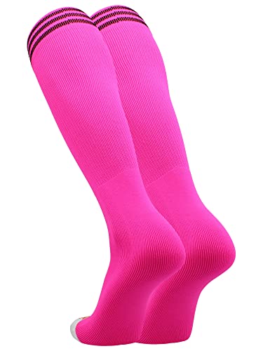 TCK Prosport Striped Knee High Tube Socks | Multi-Sports Socks for Soccer, Football, Softball | Youth, Kids, Men's & Women's2
