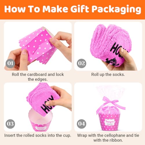 HAPPYPOP Birthday Gifts for Women - 45 50 Year Old Funny Gift Ideas for Her, Female Birthday Socks4